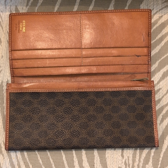 Celine Macadamia Brown Wallet Vintage - Picture 3 of 15